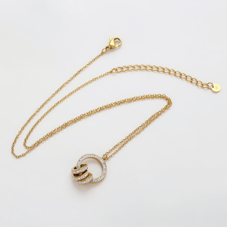 KAISA Jewelry Set Plaquée Or 14K-1