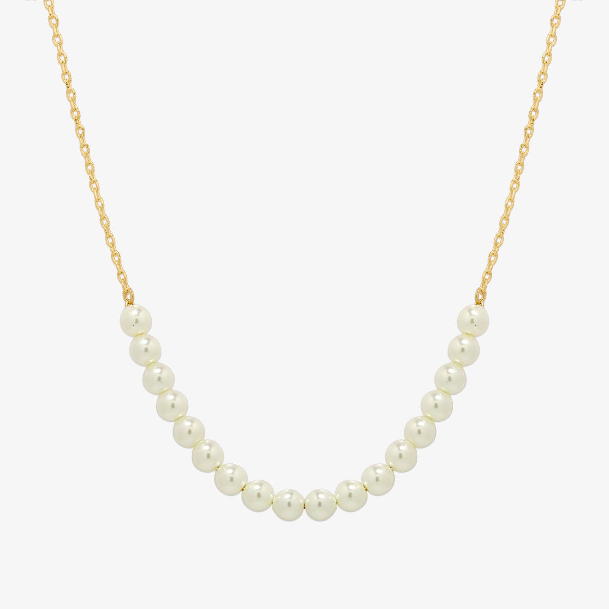 The Relay Pearl Arc Necklace