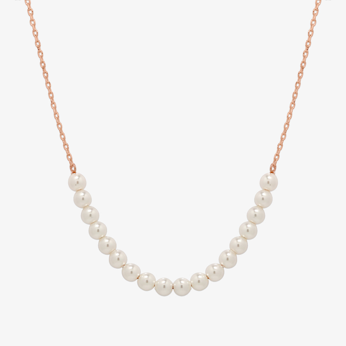 The Relay Pearl Arc Necklace