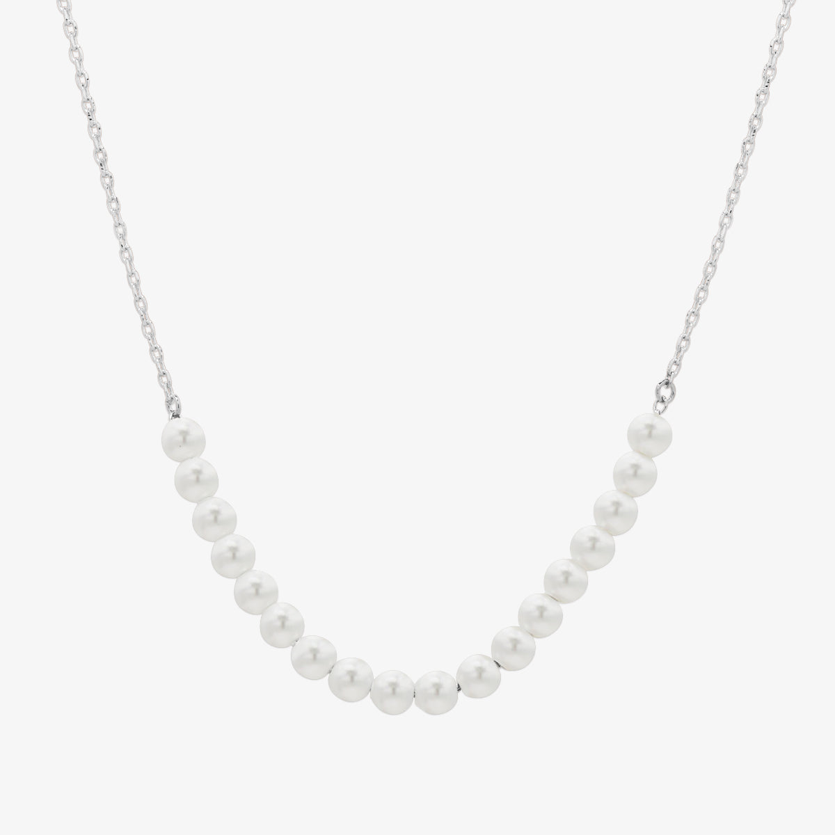 The Relay Pearl Arc Necklace