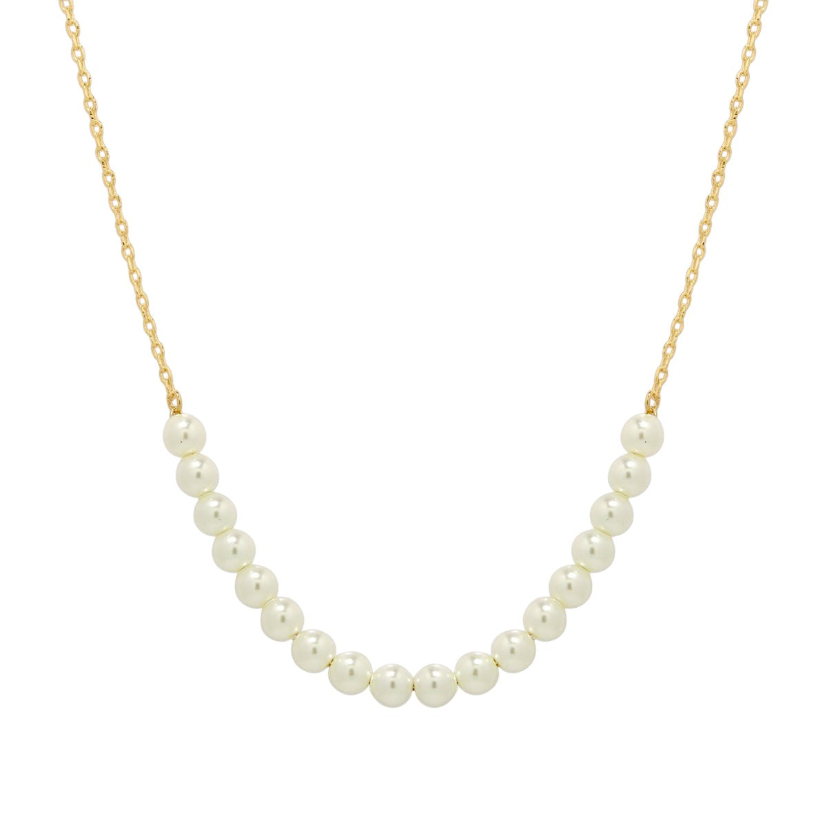The Relay Pearl Arc Necklace