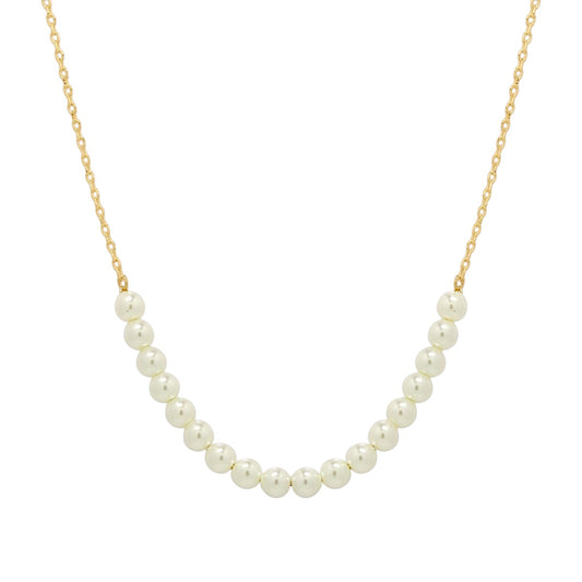 The Relay Pearl Arc Necklace